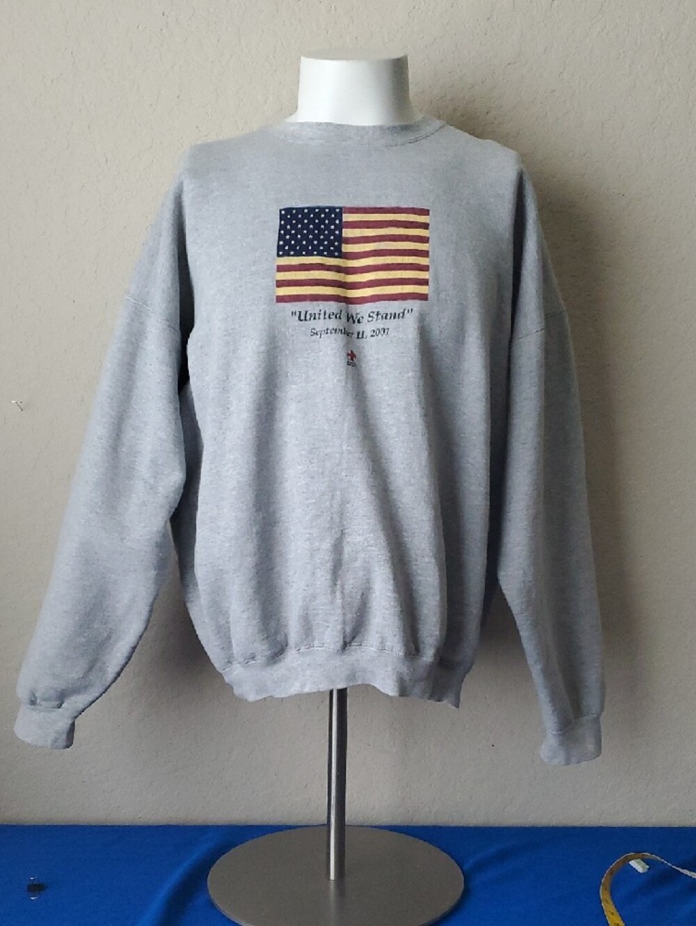 VTG 9/11 American Red Cross 'United We Stand' Hanes XL Crewneck